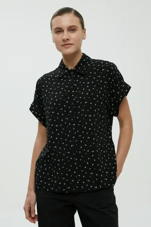 Блузка Finn Flare BAS-10041, 200 mc black, арт. BAS-10041