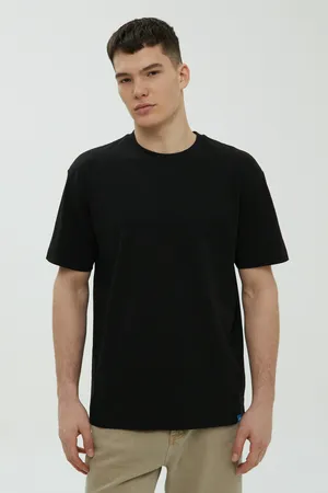 Футболка FINN FLARE базовая из хлопка, 200 black, арт. FBF21021