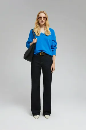 Джемпер FINN FLARE с V-образным вырезом, 150 cerulean, арт. FBF11107