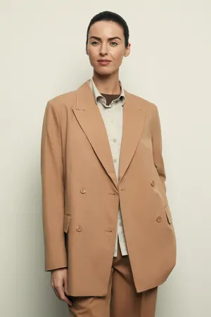 Двубортный жакет Finn Flare, 722 tawny, арт. FBF11049