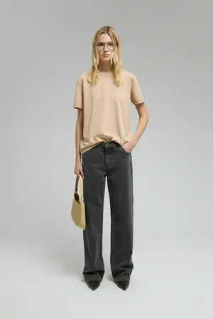 Футболка FINN FLARE из мерсеризованного хлопка, 706 savanne, арт. BAS-100161