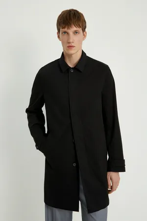 Плащ FINN FLARE прямого кроя, 200 black, арт. FBF21032