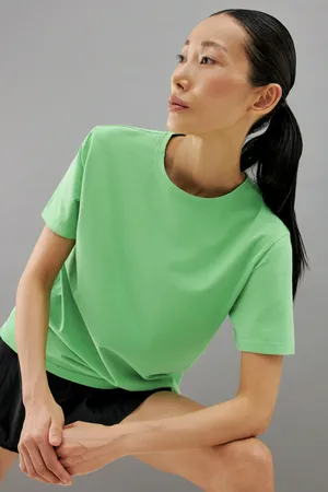 Футболка FINN FLARE прямого силуэта Sport, 572 neon light green, арт. CSF17010