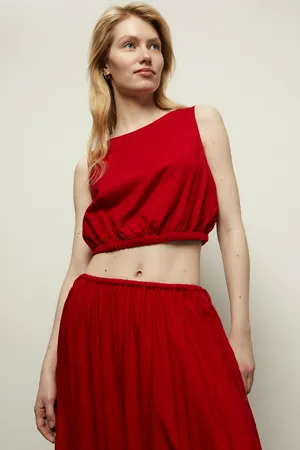 Топ Finn Flare укороченный с резинкой, 371 mc salsa, арт. FSF11036