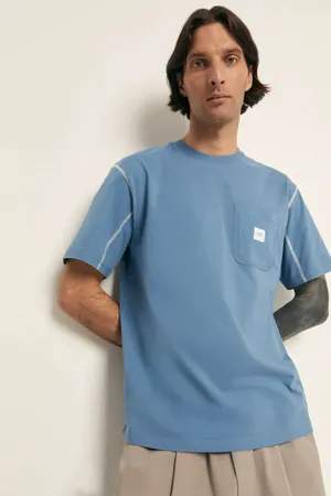 Футболка FINN FLARE свободного силуэта, 110 delta blue, арт. FSF21044