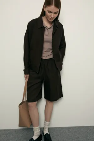 Жакет Finn Flare с добавлением льна, 647 black coffee, арт. FSF110130