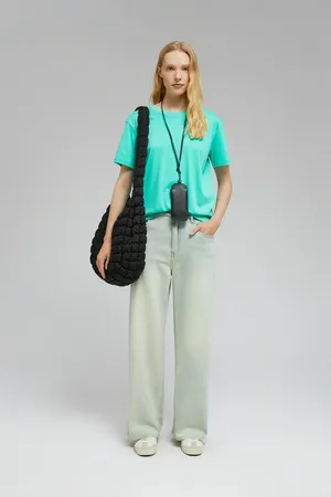 Футболка FINN FLARE из мерсеризованного хлопка, 569 jelly mint, арт. BAS-100161