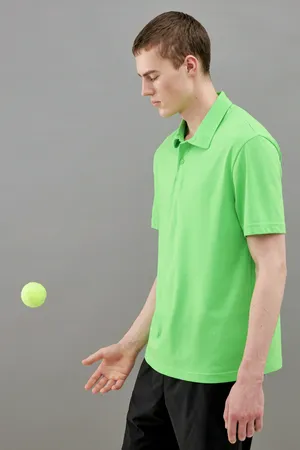 Поло FINN FLARE Sport, 572 neon light green, арт. CSF27002