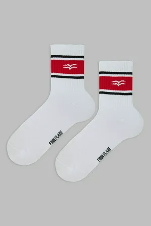 Носки Finn Flare, 201371 201 white / 371 salsa, арт. FBF91701