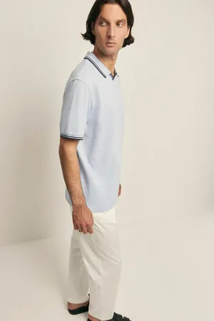 Поло Finn Flare из трикотажа пике, 136 haze, арт. FSF21039