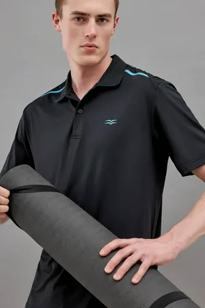 Спортивное поло FINN FLARE, 200 black, арт. CSF27012