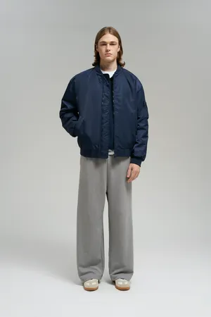 Мужской бомбер Finn Flare, 101 cosmic blue, арт. FBG21076