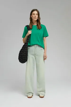 Футболка Finn Flare из мерсеризованного хлопка, 500 green, арт. FAF110144