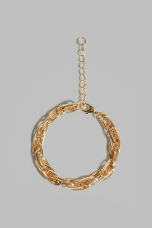 Браслет из крупных звеньев Finn Flare, 466 gold metal, арт. FSF11903