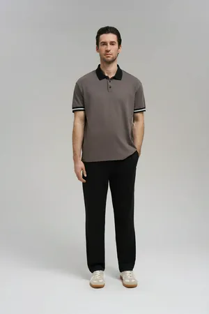 Поло FINN FLARE Comfort Fit, 229 dark gull, арт. FBG21043