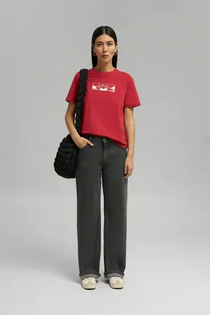 Футболка Finn Flare Regular Fit, 378 mc chili, арт. FBG11092