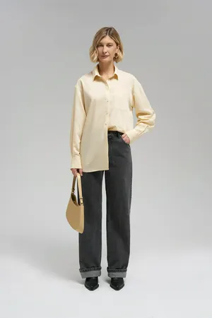 Рубашка оверсайз в полоску Finn Flare, 438 mc sorbet, арт. FBG11027