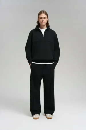 Трикотажные брюки FINN FLARE oversize, 200 black, арт. FBG21032