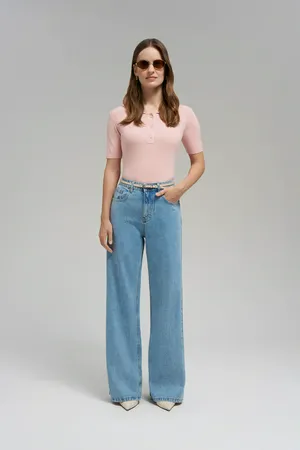 Джемпер-поло FINN FLARE, 346 peach whip, арт. FBG11108