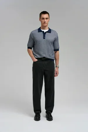 Джемпер-поло Finn Flare, 101 mc cosmic blue, арт. FBG21112