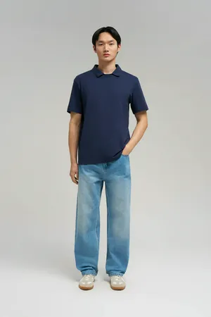 Мужская футболка FINN FLARE regular fit из джерси, 101 cosmic blue, арт. FBG21058