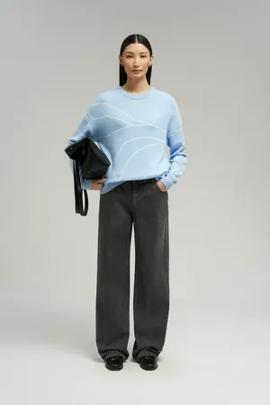 Удлиненный джемпер Finn Flare с хлопком, 136 mc skyway, арт. FBG11104