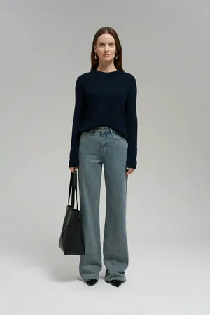 Джемпер Finn Flare прямого кроя, 101 cosmic blue, арт. BAS-10159