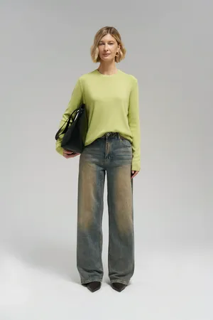 Джемпер FINN FLARE базовый прямого кроя, 512 salad, арт. BAS-10159