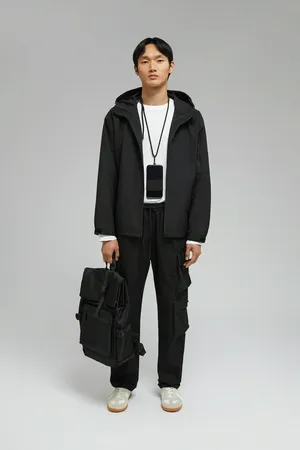 Ветровка Finn Flare с капюшоном, 200 black, арт. FAF210117