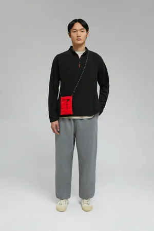 Толстовка-поло FINN FLARE на молнии, 200 black, арт. FAF22016