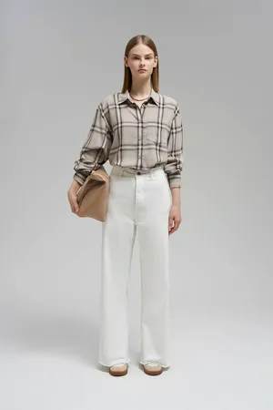 Рубашка Finn Flare в клетку, 713 mc grain, арт. FBG11063