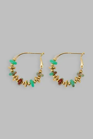 Серьги FINN FLARE, 466 mc gold metal, арт. FBG11903