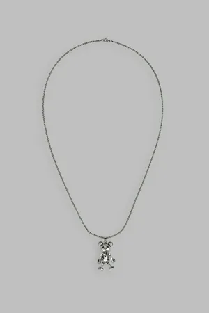 Женская цепочка FINN FLARE с подвеской Медведь, 227 silver metal, арт. FBG11941