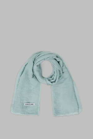 Палантин FINN FLARE с добавлением хлопка, 130 bluestone, арт. FBF11405