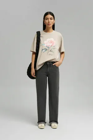 Свободная футболка FINN FLARE, 713 grain, арт. FBG12099-1P