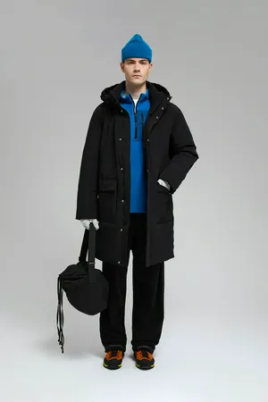 Утепленная парка FINN FLARE с капюшоном, 200 black, арт. FWF21012