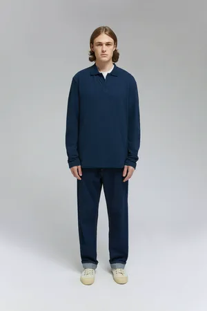 Поло Finn Flare с длинным рукавом, 101 cosmic blue, арт. FAF21077