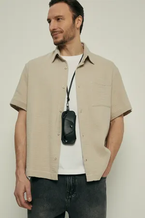 Рубашка FINN FLARE из хлопка с коротким рукавом, 713 grain, арт. FSF21062