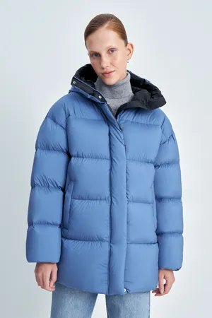 Стеганый пуховик Finn Flare, 186 coronet blue, арт. FAE11066