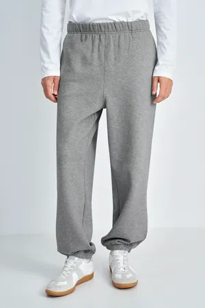 Спортивные брюки FINN FLARE широкого кроя на высокой посадке, 255 mouse melange, арт. FAE210109