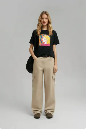 Футболка FINN FLARE comfort fit, 200 black, арт. FBF110113