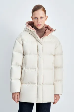 Пуховик FINN FLARE Стеганый с воротником-стойкой, 705 angora, арт. FAE11066