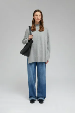 Свитер FINN FLARE с шерстью и кашемиром, 212 mc silver, арт. FAF11133