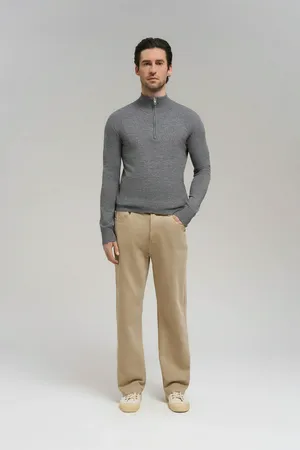 Джемпер FINN FLARE из хлопка, 713 mc grain, арт. BAS-20134