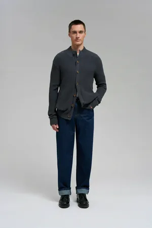 Кардиган Finn Flare прямого кроя, 202 graphite, арт. FBG21123