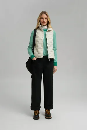 Стеганый пуховый жилет Finn Flare, 208 smoke, арт. FBG110150