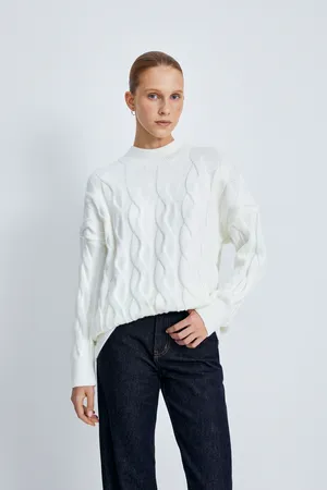 Свитер Finn Flare FAE11120, 711 milk, арт. FAE11120