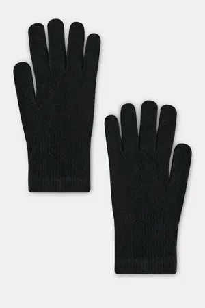 Вязаные перчатки Finn Flare, 200 black, арт. FAE211101