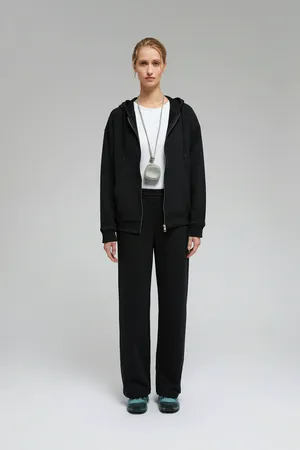 Толстовка на молнии с капюшоном Finn Flare, 200 black, арт. FAF110150