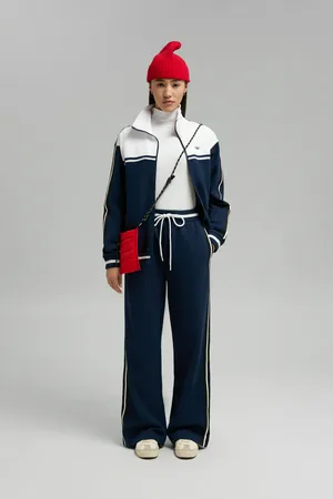 Брюки FINN FLARE свободного кроя из футера, 101 mc cosmic blue, арт. FBG11080